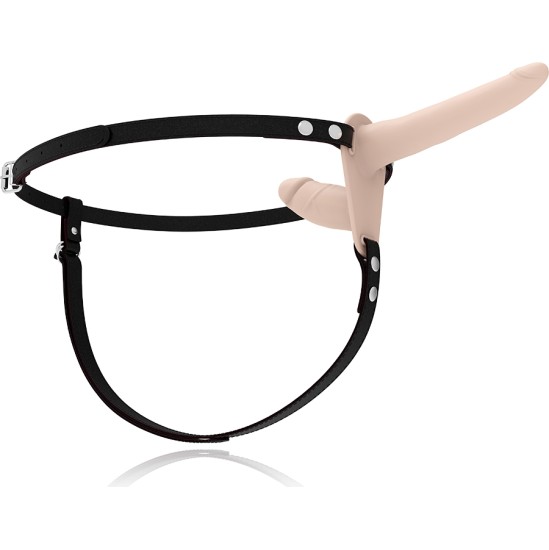 Fetish Submissive Harness DOUBLE PENETRATION FLESH