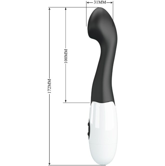 Pretty Love Flirtation PRETTY LOVE - CHARLES G-SPOT VIBRATOR 30 MODES BLACK