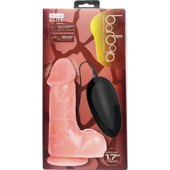 Baile NATURAL BARBARA REALISTIC VIBRATOR 21 CM