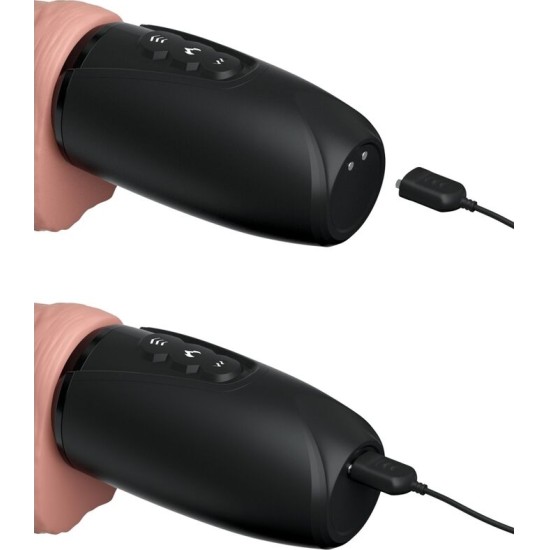 King Cock Plus KING COCK - PLUS TRIPLE THREAT LIGHT SKIN TONE