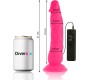 Diversia FLEXIBLE VIBRATING DILDO PINK 21 CM -O- 4.9 CM