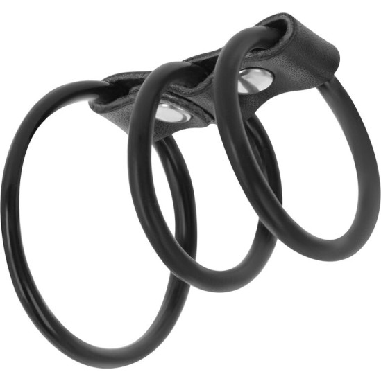 Darkness Bondage DARKNESS - SET OF 3 FLEXIBLE PENIS RINGS