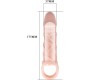Baile For Him BAILE - PENIS EXTENDER SHEATH WITH STRAP FOR TESTICLES 13.5 CM