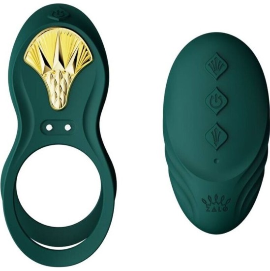 Zalo BAYEK VIBRATING COUPLES RING GREEN