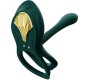 Zalo BAYEK VIBRATING COUPLES RING GREEN