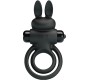 Pretty Love Male PRETTY LOVE - VIBRATOR III RABBIT RING FOR BLACK PENIS