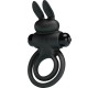 Pretty Love Male PRETTY LOVE - VIBRATOR III RABBIT RING FOR BLACK PENIS