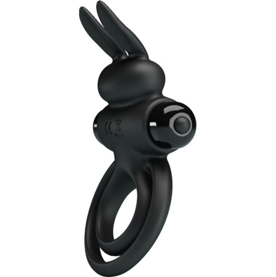 Pretty Love Male PRETTY LOVE - VIBRATOR III RABBIT RING FOR BLACK PENIS