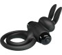 Pretty Love Male PRETTY LOVE - VIBRATOR III RABBIT RING FOR BLACK PENIS