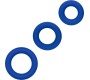Calexotics ADMIRAL COCK RING SET BLUE