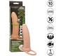 Calexotics MAXX THICK DUAL PENETRATOR 10 VIBRATIONS FLESH