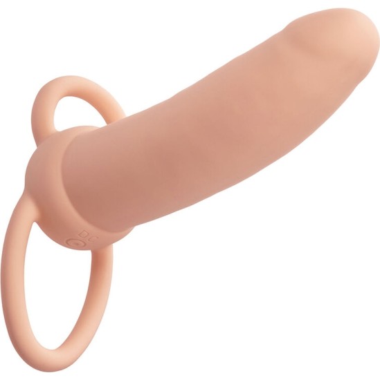 Calexotics MAXX THICK DUAL PENETRATOR 10 VIBRATIONS FLESH