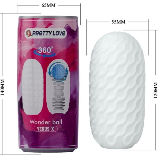 Pretty Love VENUS X MALE MASTURBATOR MODEL 3 WHITE