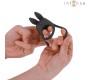 Intense Couples Toys INTENSE - SAM VIBRATOR DOUBLE PENIS RING 10 VIBRATIONS BLACK
