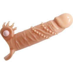 Pretty Love CONNOR PENIS SLEEVE + CLITORIS STIMULATOR FLESH