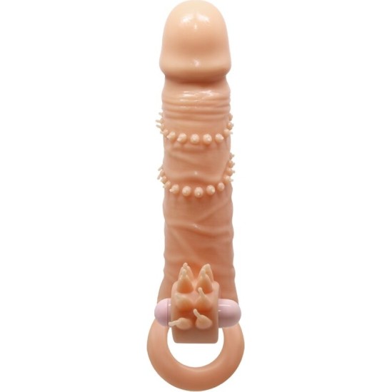 Pretty Love CONNOR PENIS SLEEVE + CLITORIS STIMULATOR FLESH