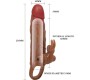 Pretty Love OSMAR PENIS SLEEVE + VIBRATING CLITORIS STIMULATOR