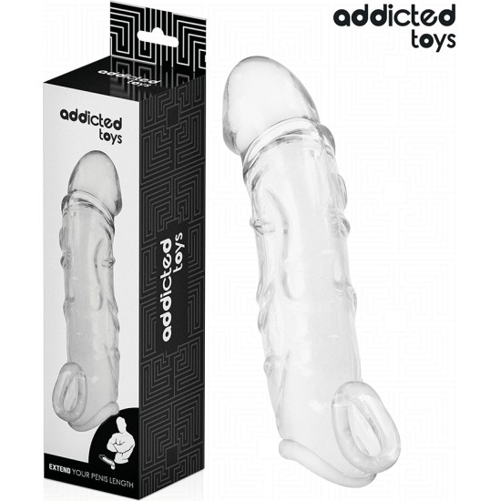 Addicted Toys TRANSPARENT PENIS EXTENSON 27 CM