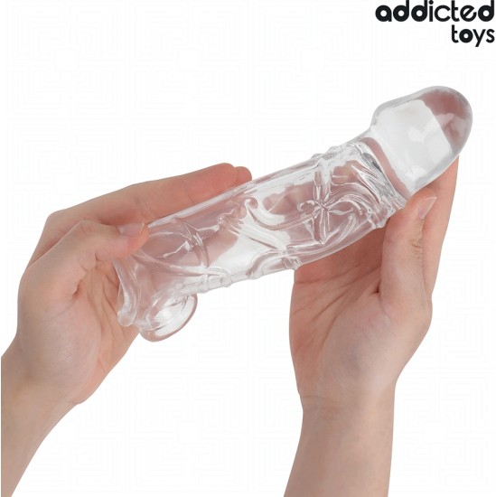 Addicted Toys TRANSPARENT PENIS EXTENSON 27 CM