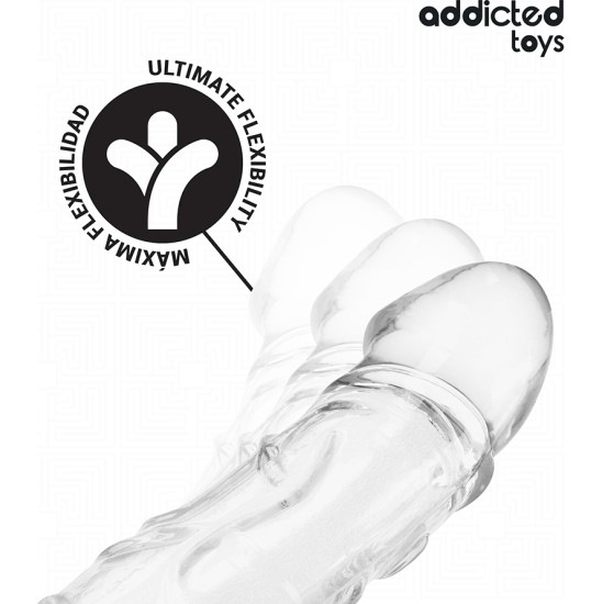 Addicted Toys TRANSPARENT PENIS EXTENSON 27 CM