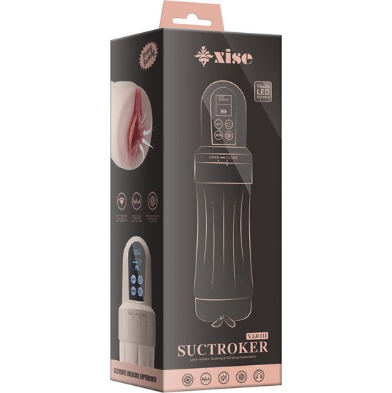 Xise SUCTROKER V3.0 III VAGINA MASTURBATOR WITH VIBRATION