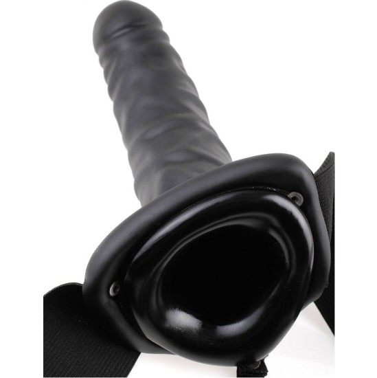 Fetish Fantasy Series 19 CM HOLLOW STRAP-ON BLACK