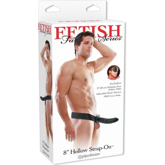 Fetish Fantasy Series 19 CM HOLLOW STRAP-ON BLACK