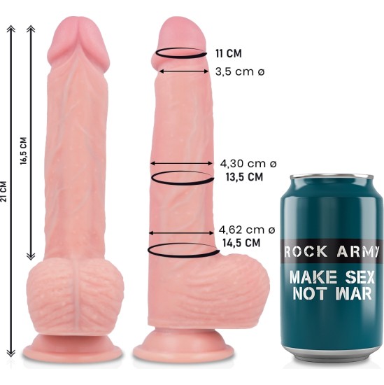 Rock Army ROCKARMY - LIQUID SILICONE PREMIUM SPITFIRE REALISTIC 21 CM -O- 4.62 CM