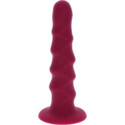 Get Real RIBBED DONG 12 CM RED