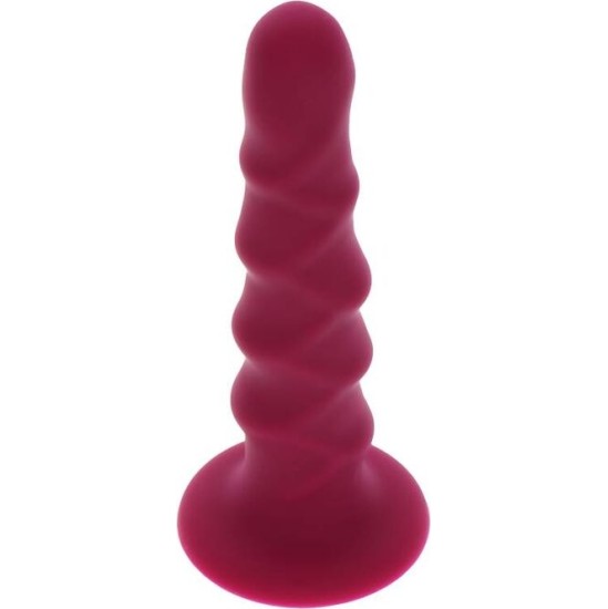 Get Real RIBBED DONG 12 CM RED