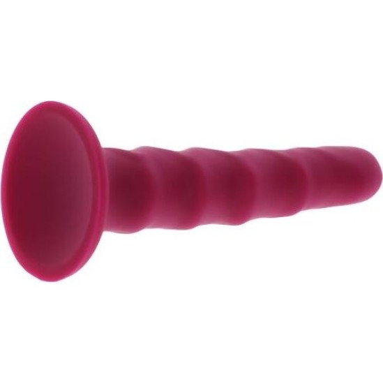 Get Real RIBBED DONG 12 CM RED