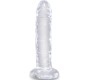 King Cock CLEAR REALISTIC PENIS 15.5 CM TRANSPARENT