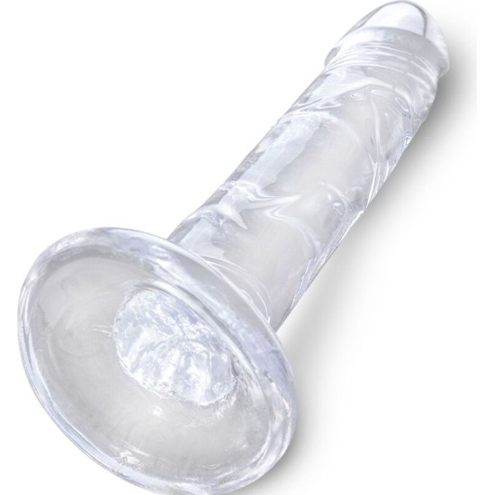 King Cock CLEAR REALISTIC PENIS 15.5 CM TRANSPARENT