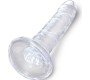 King Cock CLEAR REALISTIC PENIS 15.5 CM TRANSPARENT