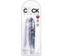 King Cock CLEAR REALISTIC PENIS 15.5 CM TRANSPARENT