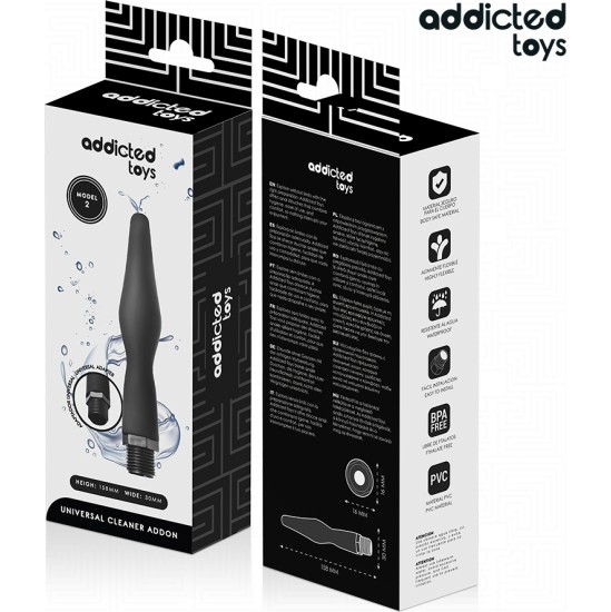 Addicted Toys ANAL CLEANER WITH UNIVERSAL ADAPTER MODEL 2