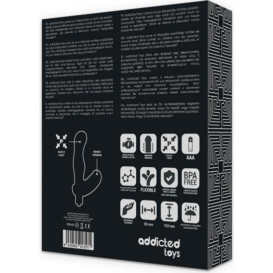 Addicted Toys P-SPOT VIBE SILICONE PROSTATE ANAL STIMULATOR