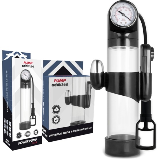 Pump Addicted RX9 TRANSPARENT VIBRATOR
