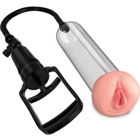 Pump Worx BOMBA DE ERECCI&Oacute;N CON VAGINA PARA PRINCIPIANTES