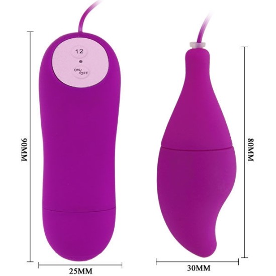 Baile Stimulating BAILE - PLEASURE SHELL12 PURPLE SAVE NEW