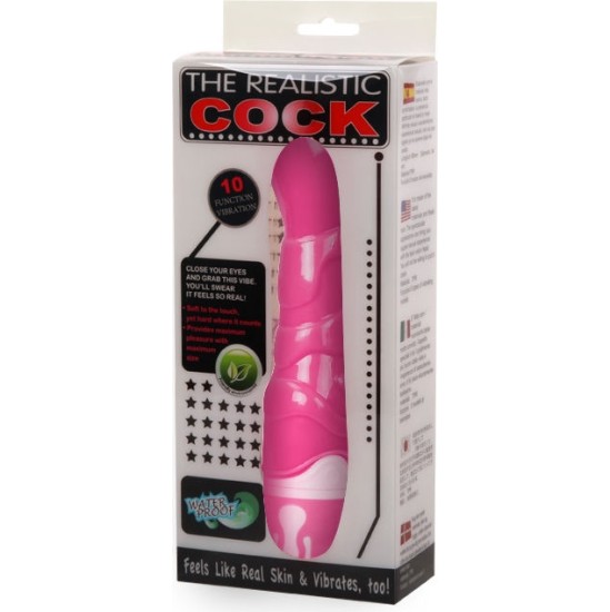 Baile Vibrators BAILE - THE REALISTIC COCK PINK 21.8 CM