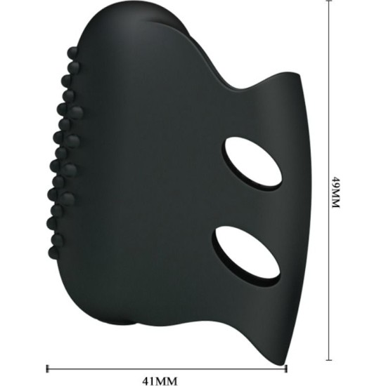 Pretty Love Flirtation PRETTY LOVE - FLIRTATION STEWARD BLACK VIBRATION THIMBLE