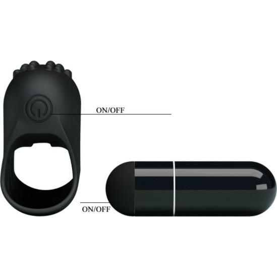 Pretty Love Flirtation PRETTY LOVE - FLIRTATION STEWARD BLACK VIBRATION THIMBLE