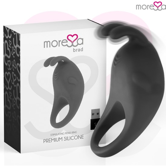 Moressa BRAD PREMIUM SILICONE RECHARGEABLE BLACK