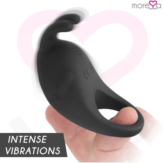 Moressa BRAD PREMIUM SILICONE RECHARGEABLE BLACK