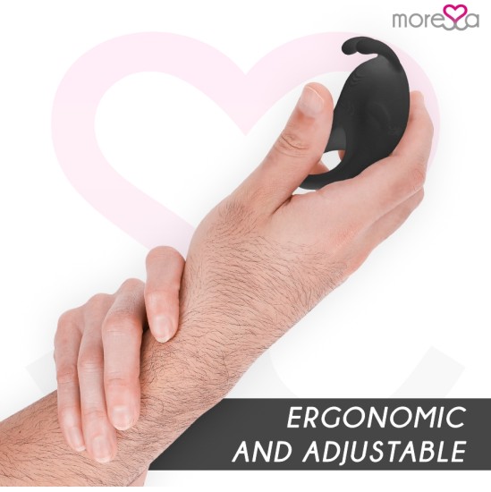 Moressa BRAD PREMIUM SILICONE RECHARGEABLE BLACK