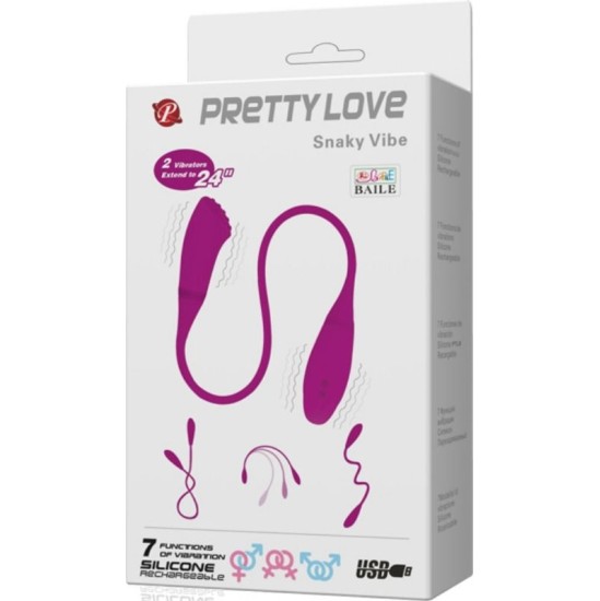 Pretty Love Smart PRETTY LOVE - SMART SNAKY VIBE VIBRATOR 2 MOTORS
