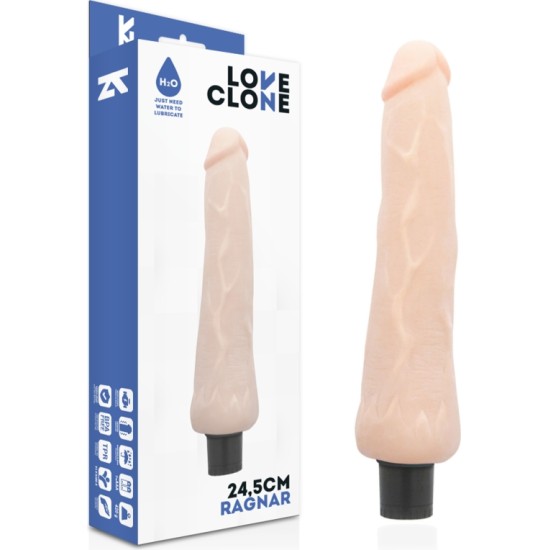 Loveclone RAGNAR SELF LUBRICATION VIBRATOR 24.5 CM -O- 3.5 CM