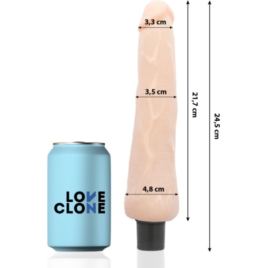 Loveclone RAGNAR SELF LUBRICATION VIBRATOR 24.5 CM -O- 3.5 CM