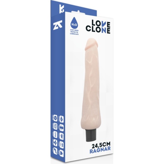 Loveclone RAGNAR SELF LUBRICATION VIBRATOR 24.5 CM -O- 3.5 CM
